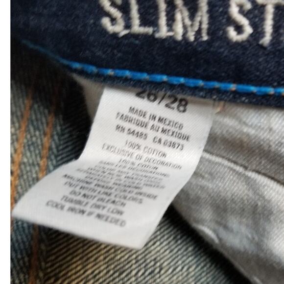 American Eagle Jeans 26x28 Slim Straight Jeans Mens - Picture 3 of 5